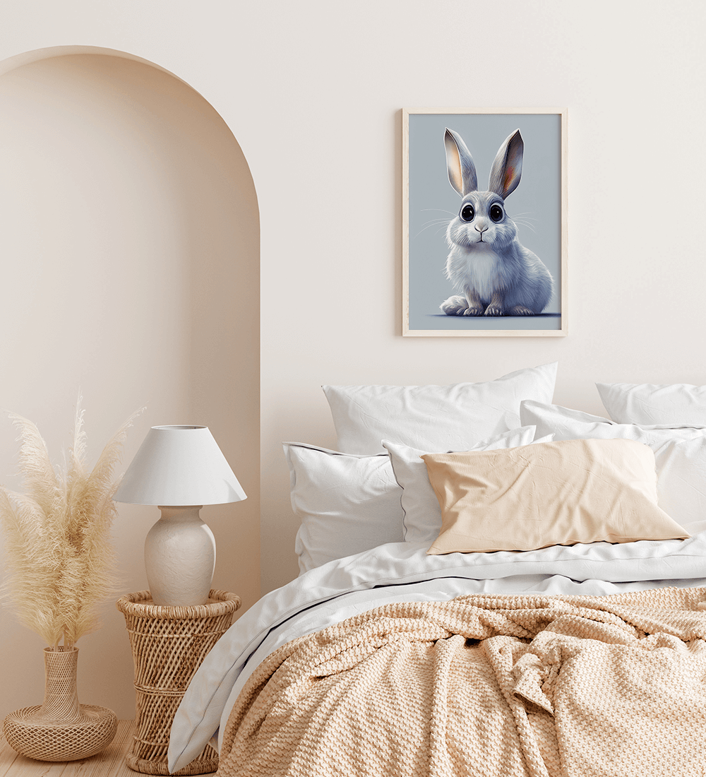 Cute Rabbit Character Printable Art - Instant Download