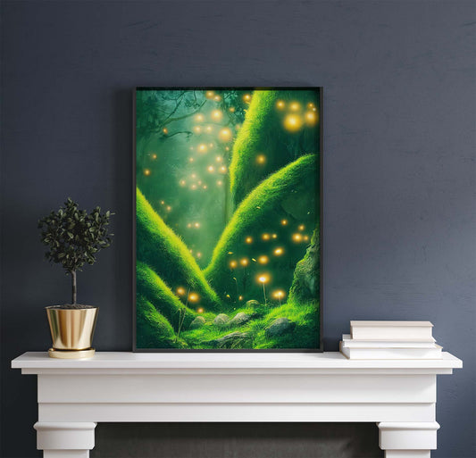 Magical Enchanted Forest Printable Art - Instant Download