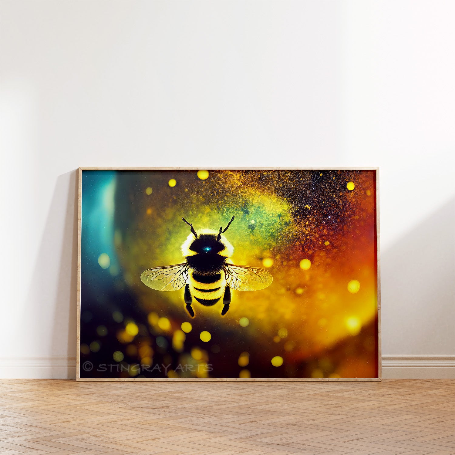 Flying Bumble Bee Prints