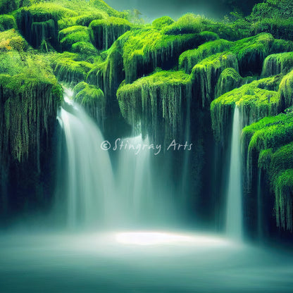 Cascading Waterfalls Prints