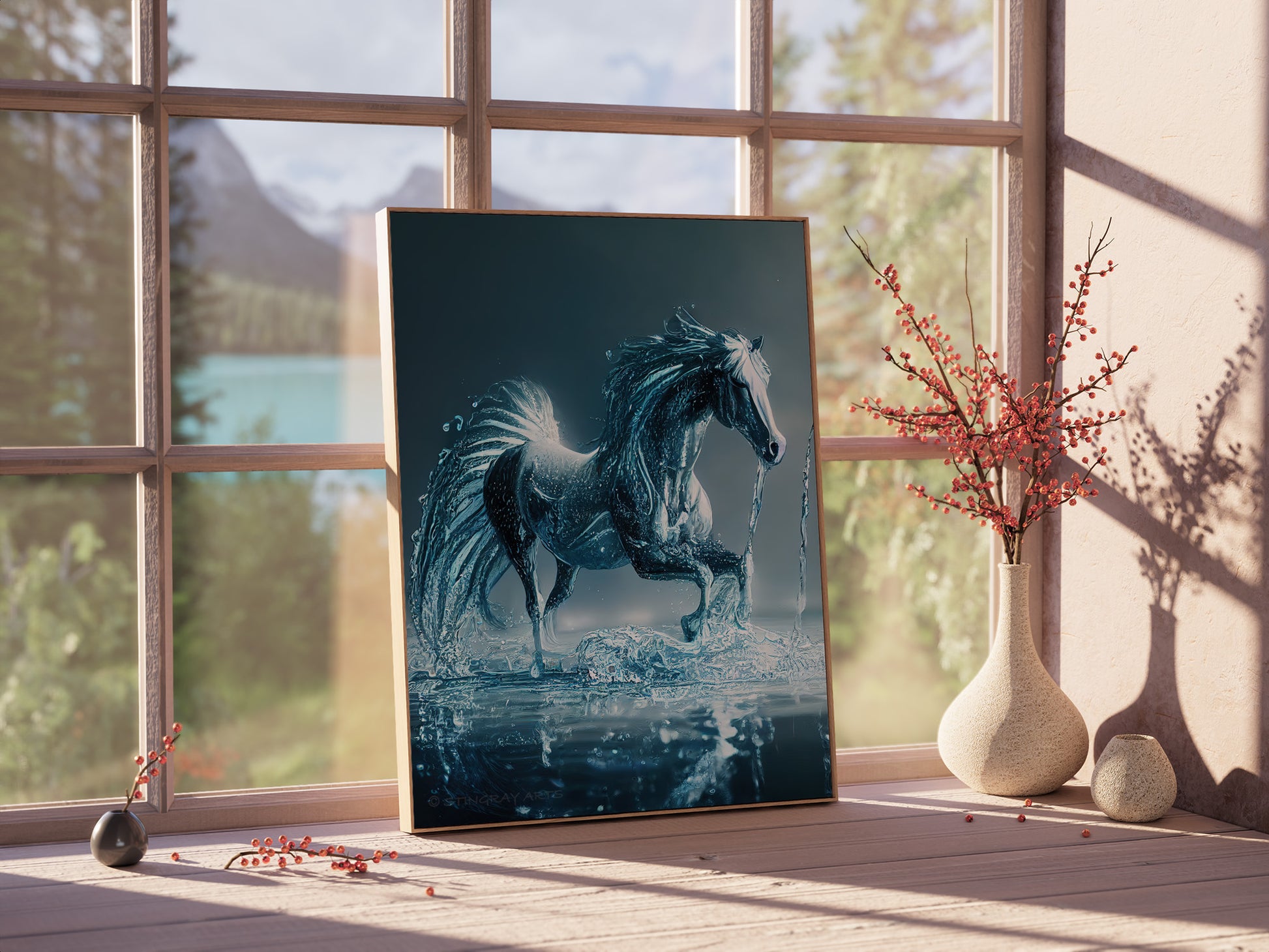 Water Horse Prints