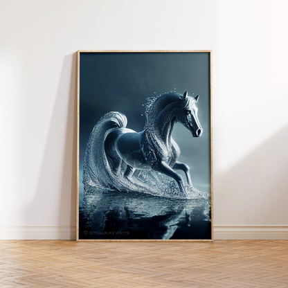 Splash Water Horse Prints