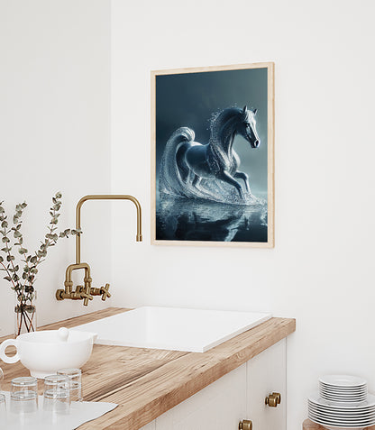 Splash Water Horse Prints