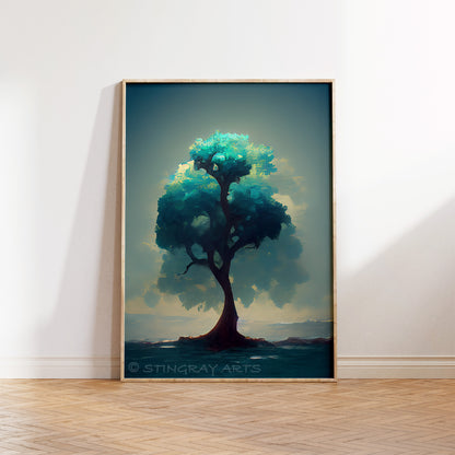 Blue Tree Prints