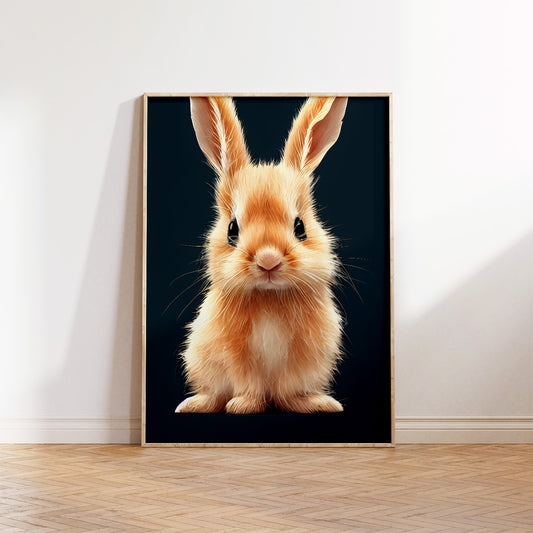 Cute Fluffy Baby Bunny Prints