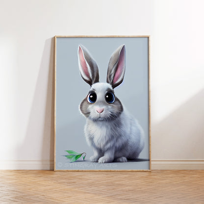 Rabbit & Leaf Character Prints