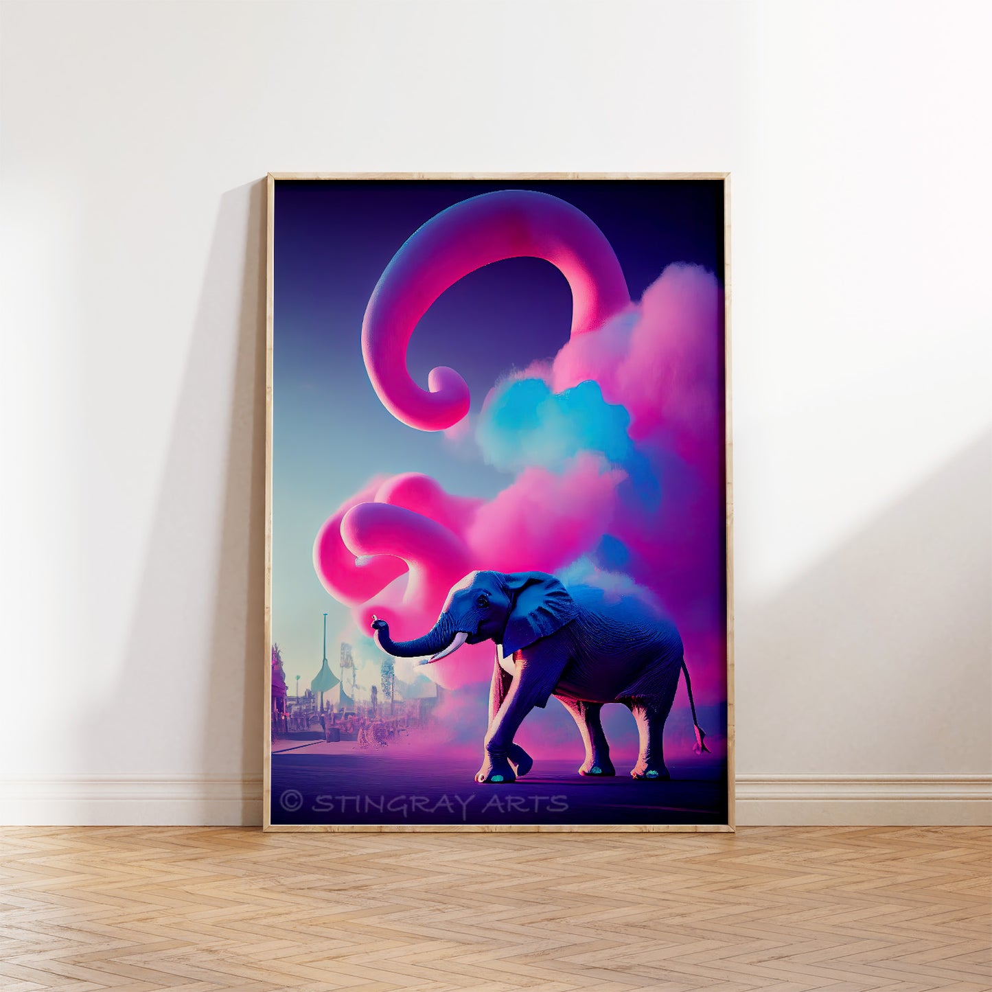 Elephant Carnival Fantasy Prints