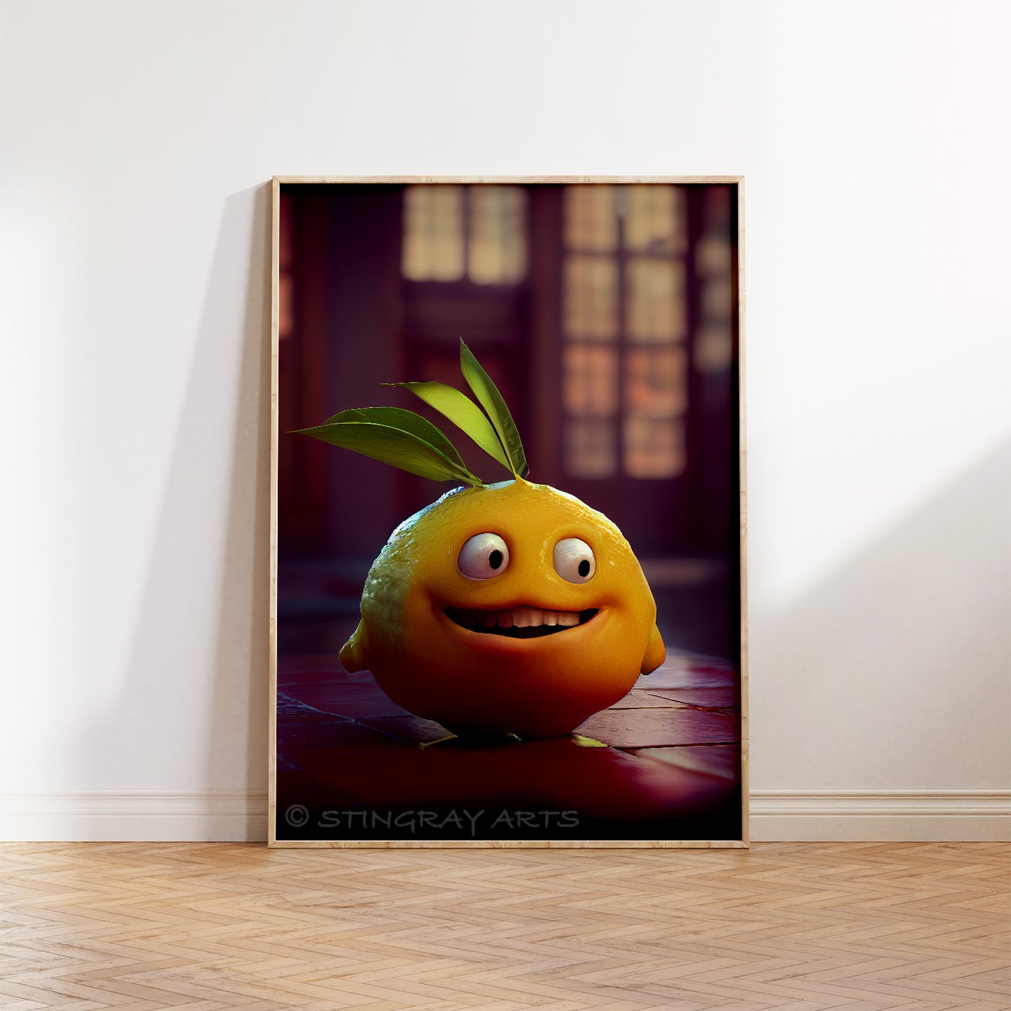 Funny Crazy Lemon Character Prints