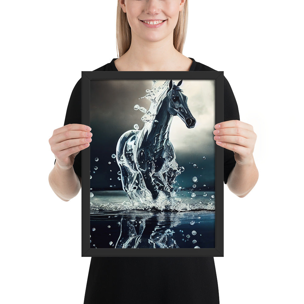 Droplets Water Horse Prints