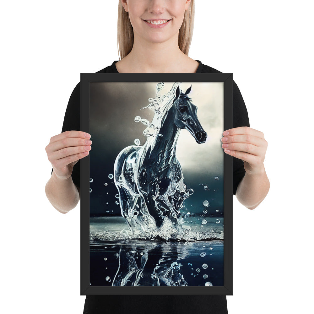 Droplets Water Horse Prints