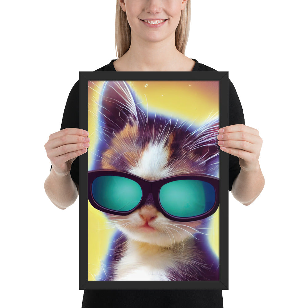 Cool Kitten With Sunglasses Prints