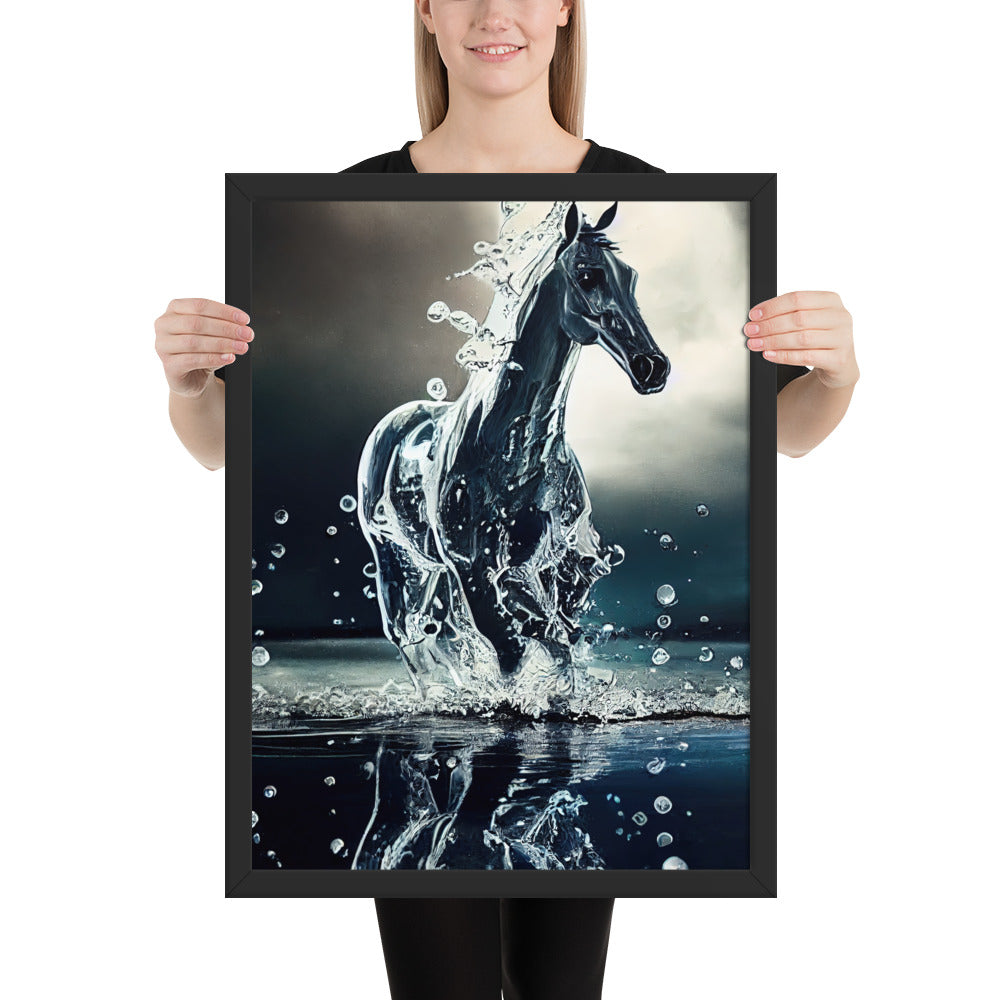 Droplets Water Horse Prints