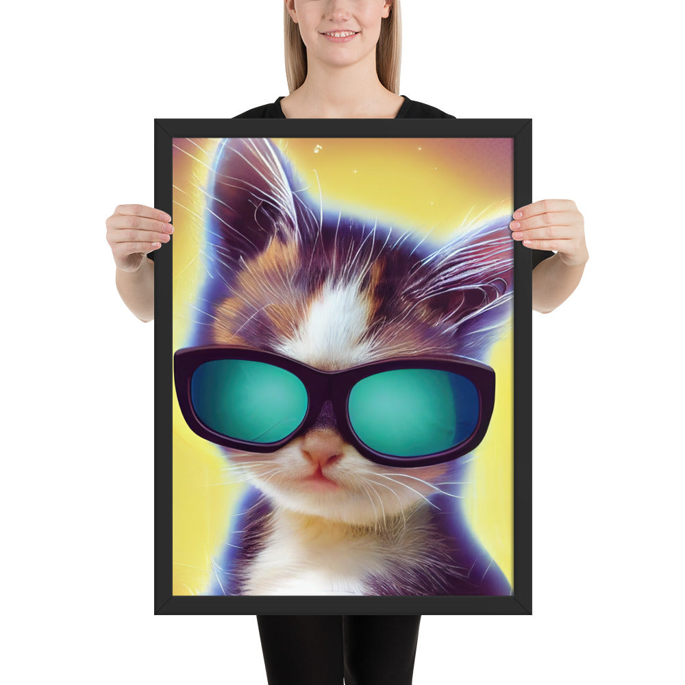 Cool Kitten With Sunglasses Prints