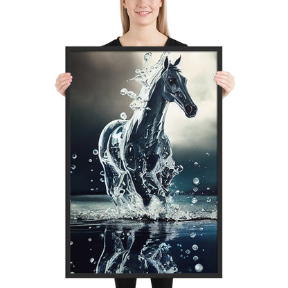 Droplets Water Horse Prints