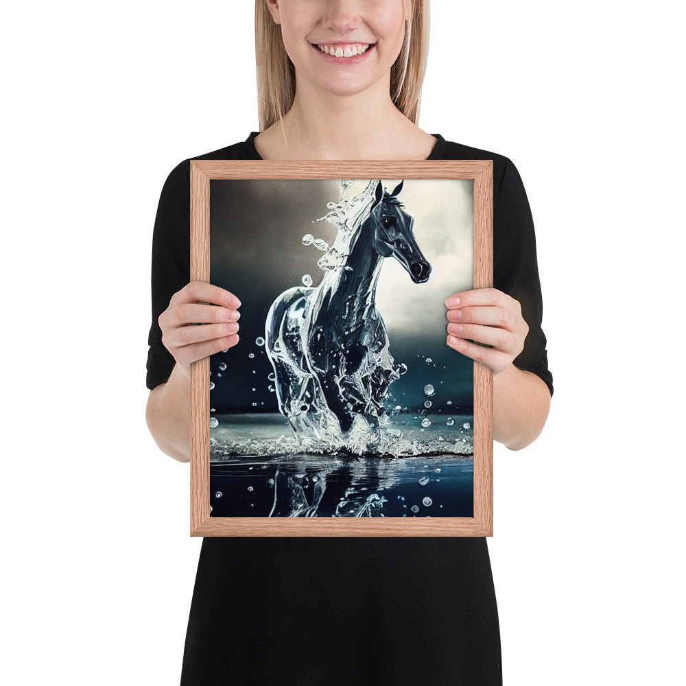 Droplets Water Horse Prints