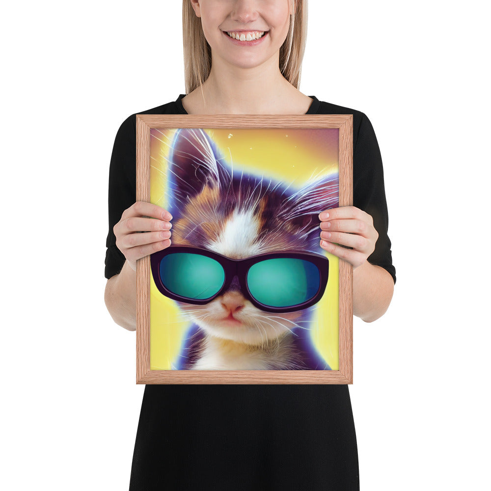 Cool Kitten With Sunglasses Prints