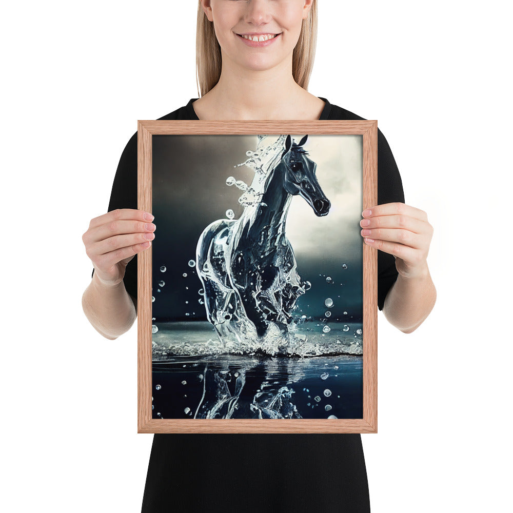 Droplets Water Horse Prints