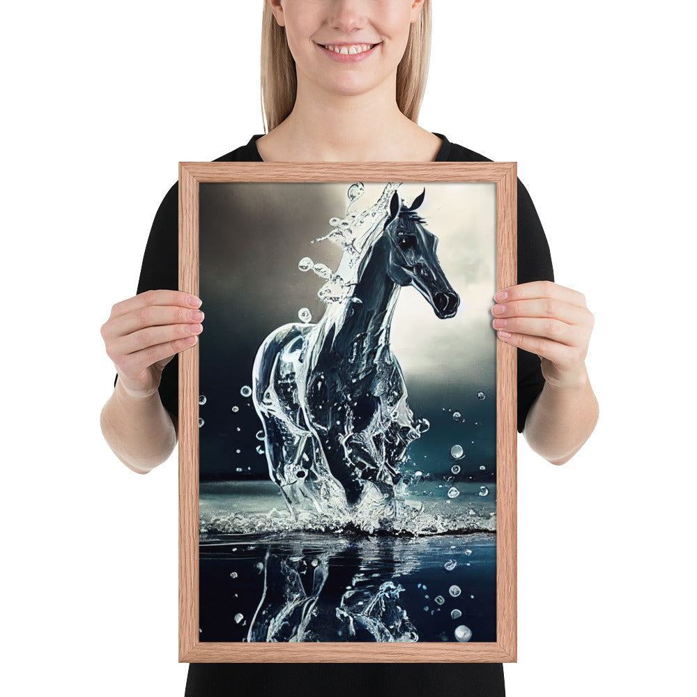 Droplets Water Horse Prints