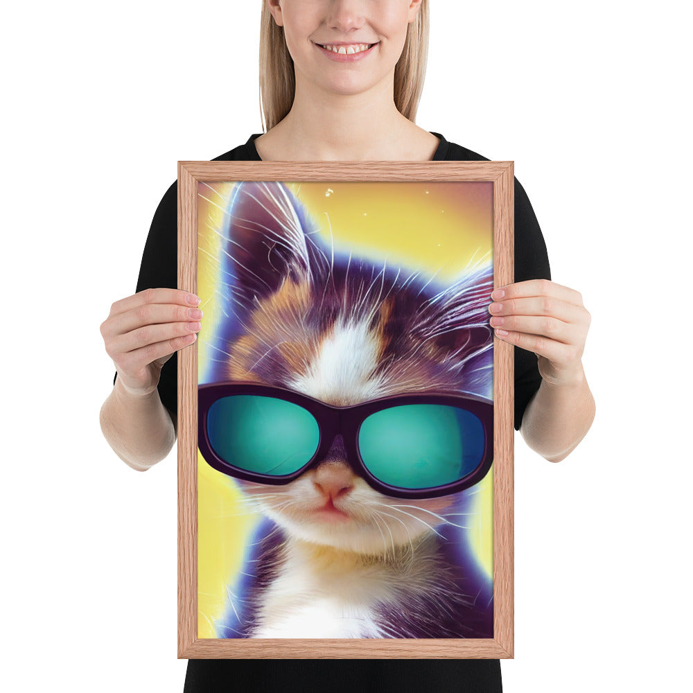 Cool Kitten With Sunglasses Prints