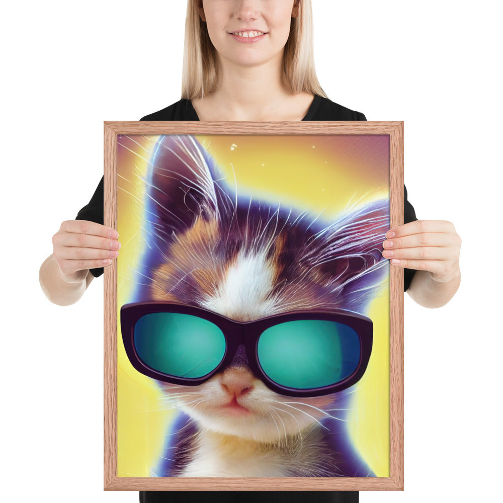 Cool Kitten With Sunglasses Prints