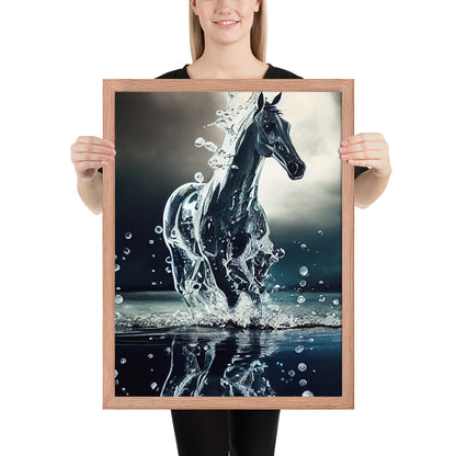 Droplets Water Horse Prints