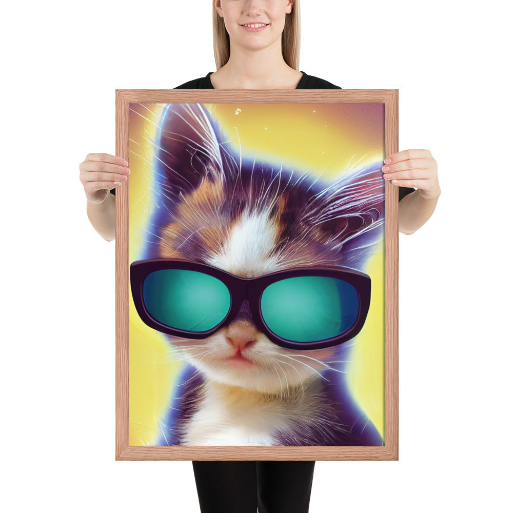 Cool Kitten With Sunglasses Prints