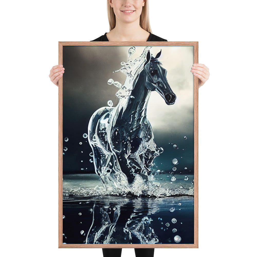 Droplets Water Horse Prints