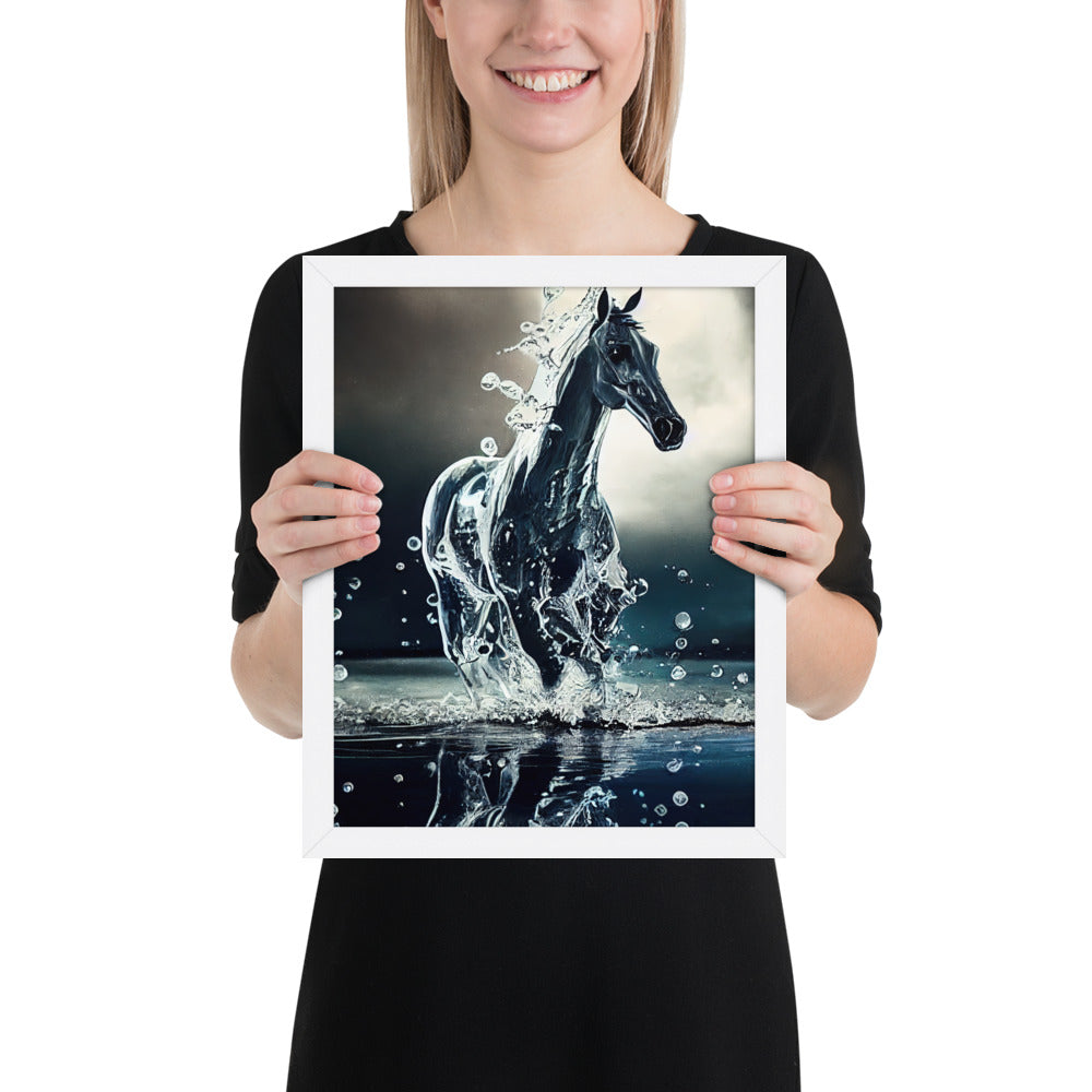 Droplets Water Horse Prints