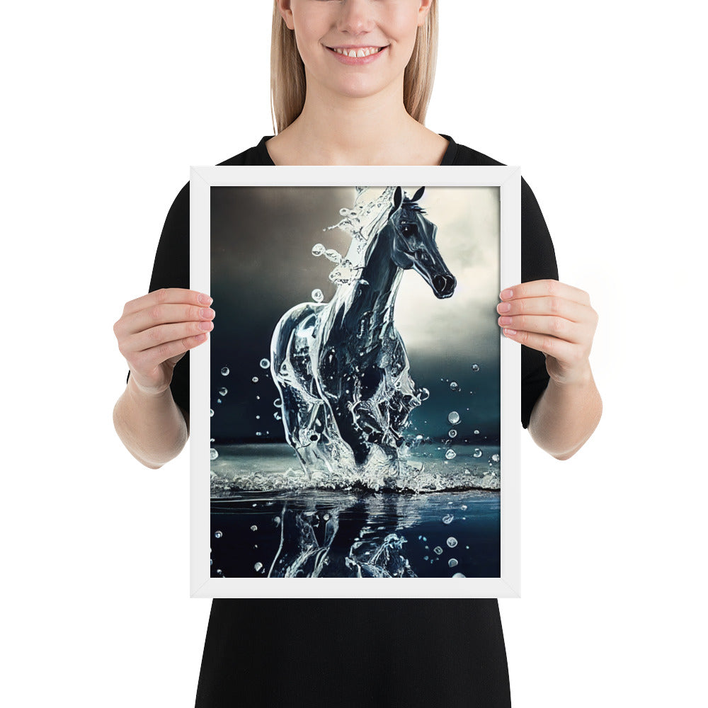 Droplets Water Horse Prints