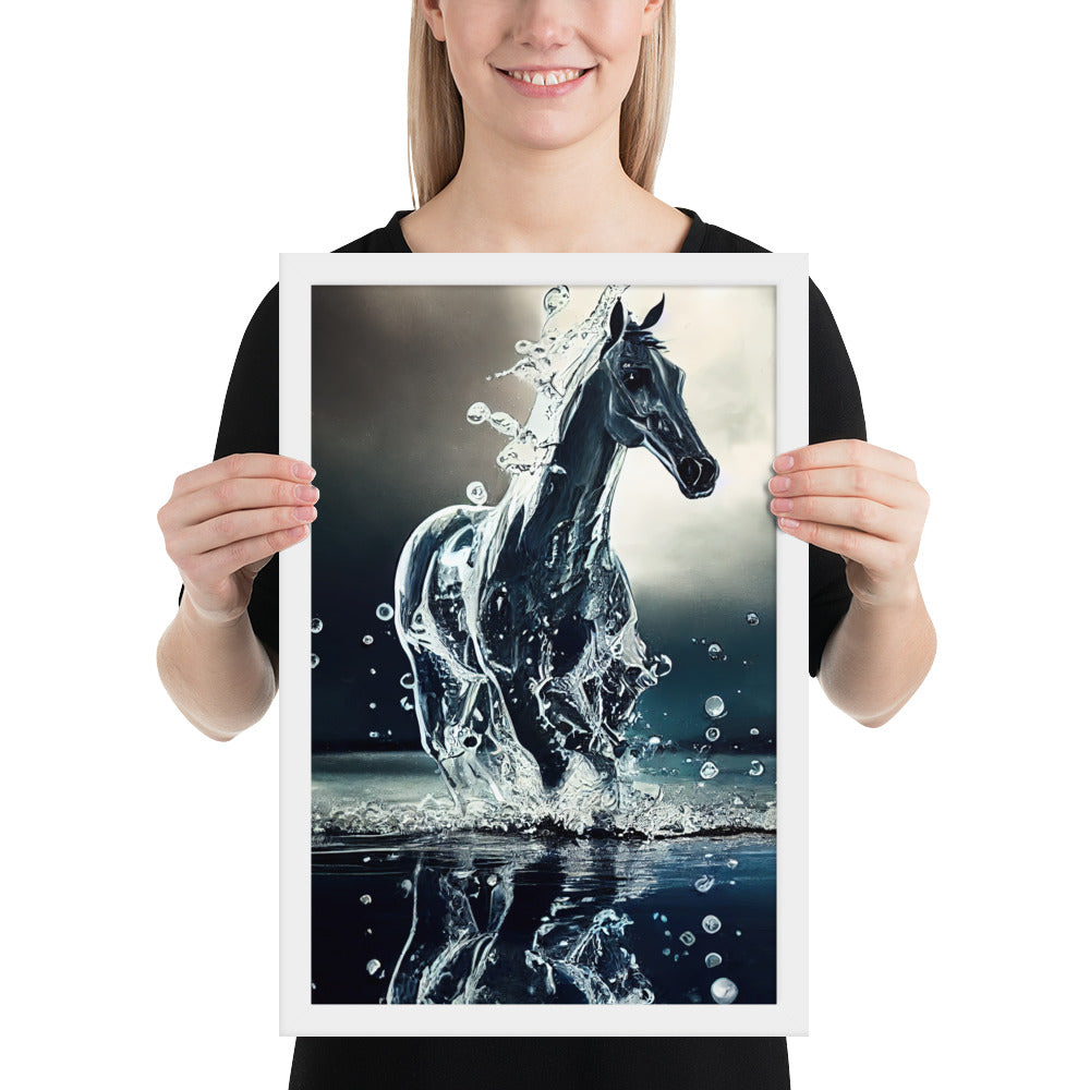 Droplets Water Horse Prints