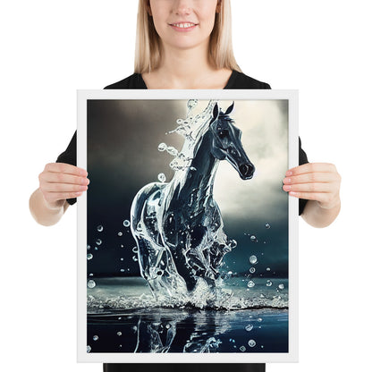 Droplets Water Horse Prints