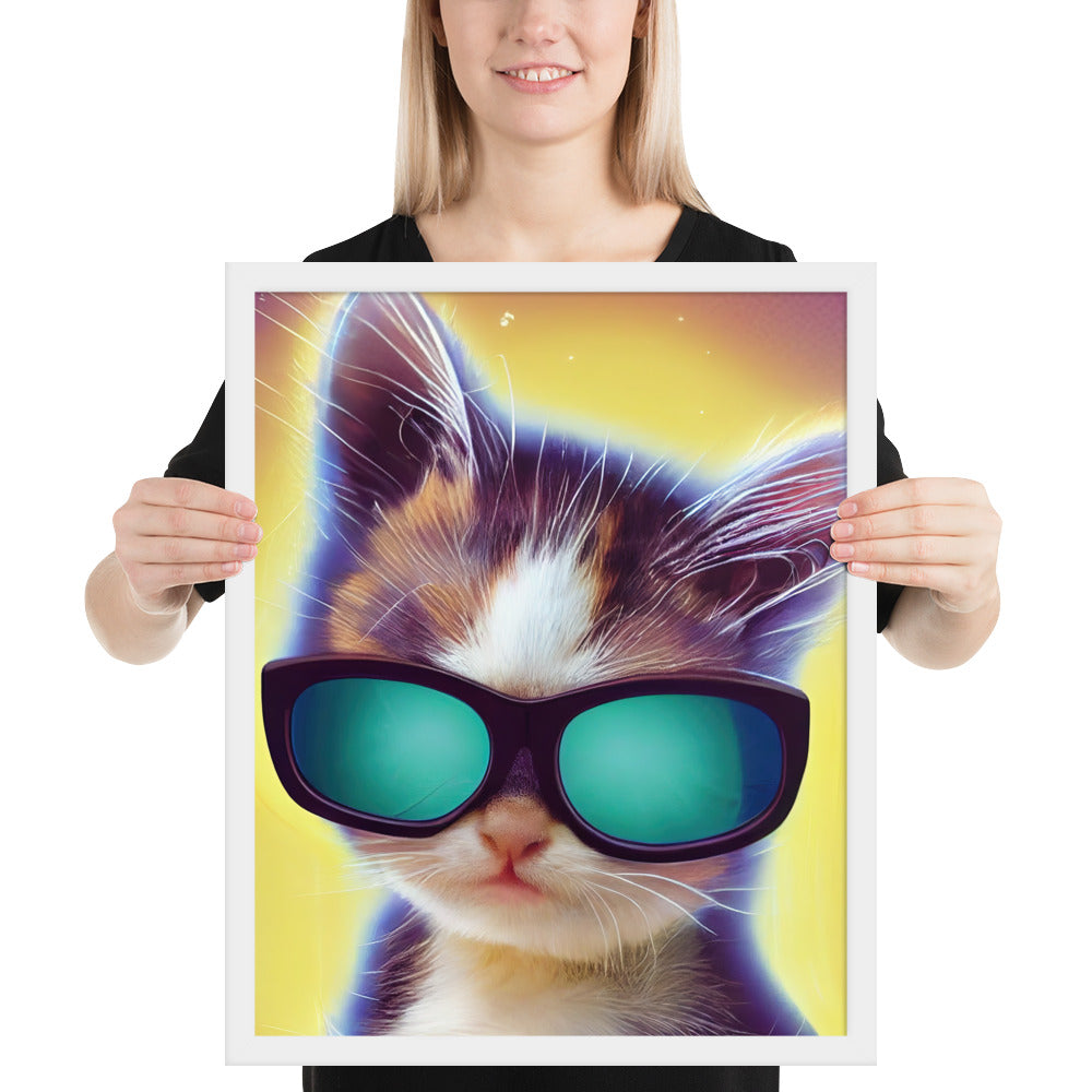 Cool Kitten With Sunglasses Prints