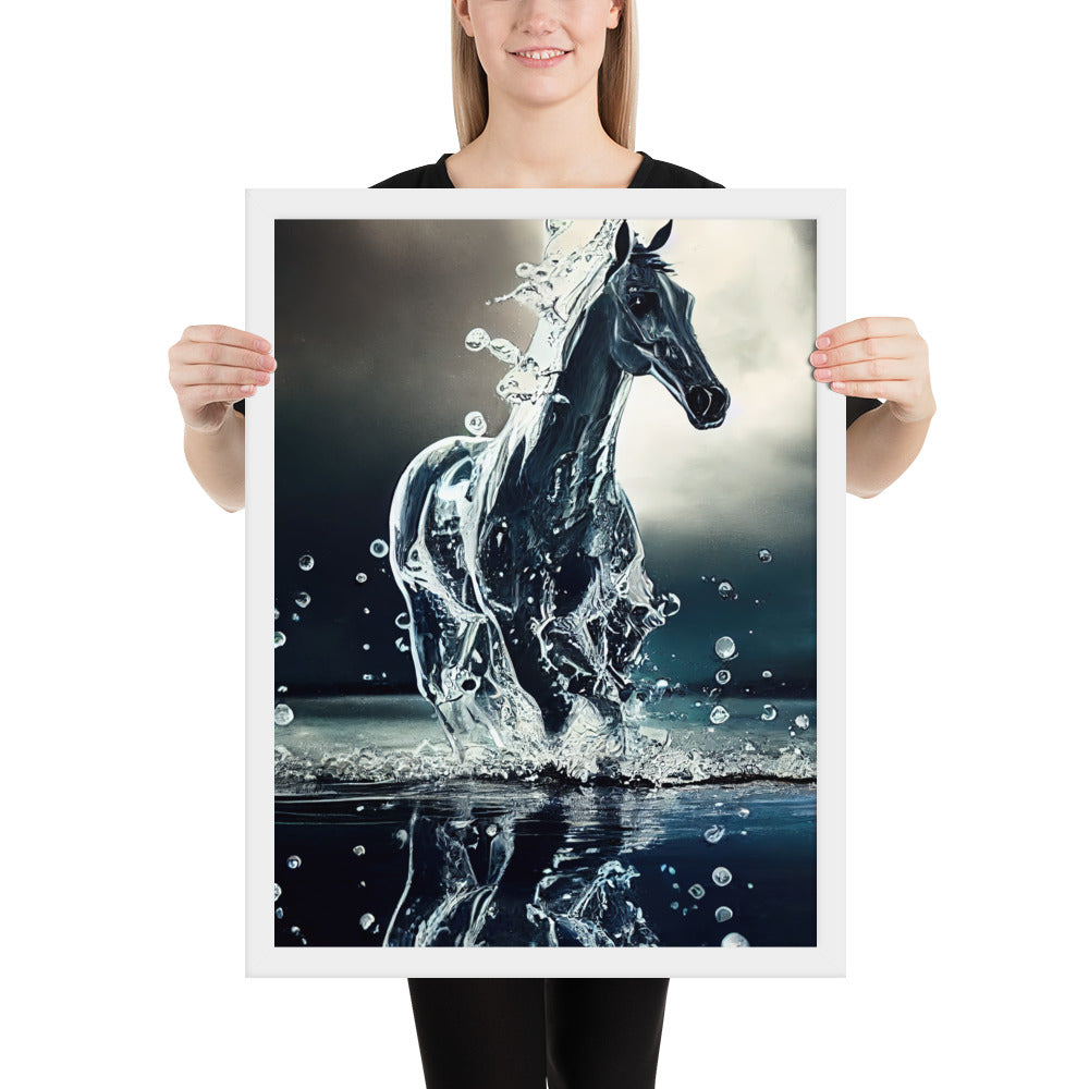 Droplets Water Horse Prints