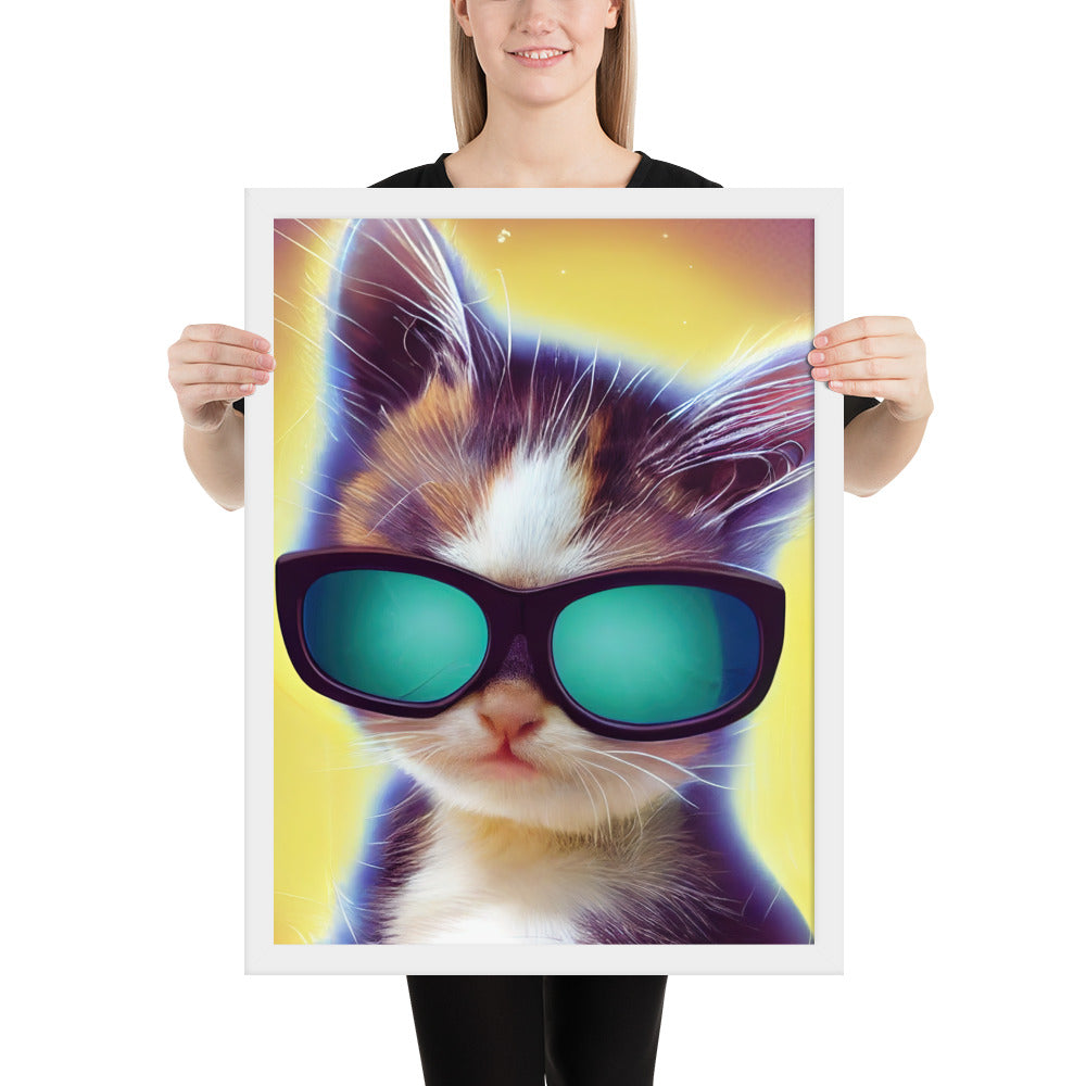 Cool Kitten With Sunglasses Prints