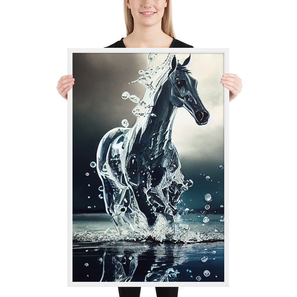 Droplets Water Horse Prints