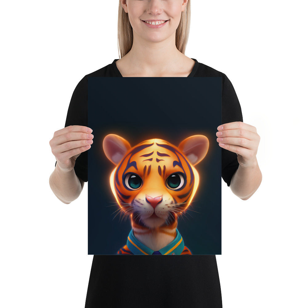 Tiger Cub Glow Childlike Prints