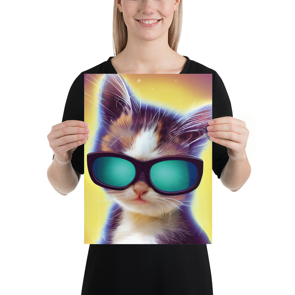 Cool Kitten With Sunglasses Prints