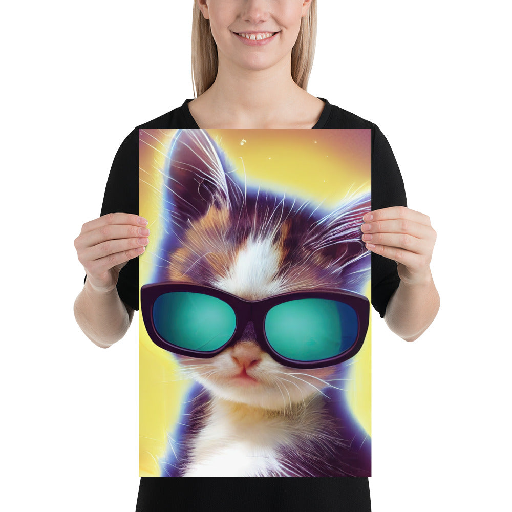 Cool Kitten With Sunglasses Prints