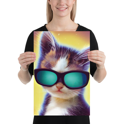 Cool Kitten With Sunglasses Prints