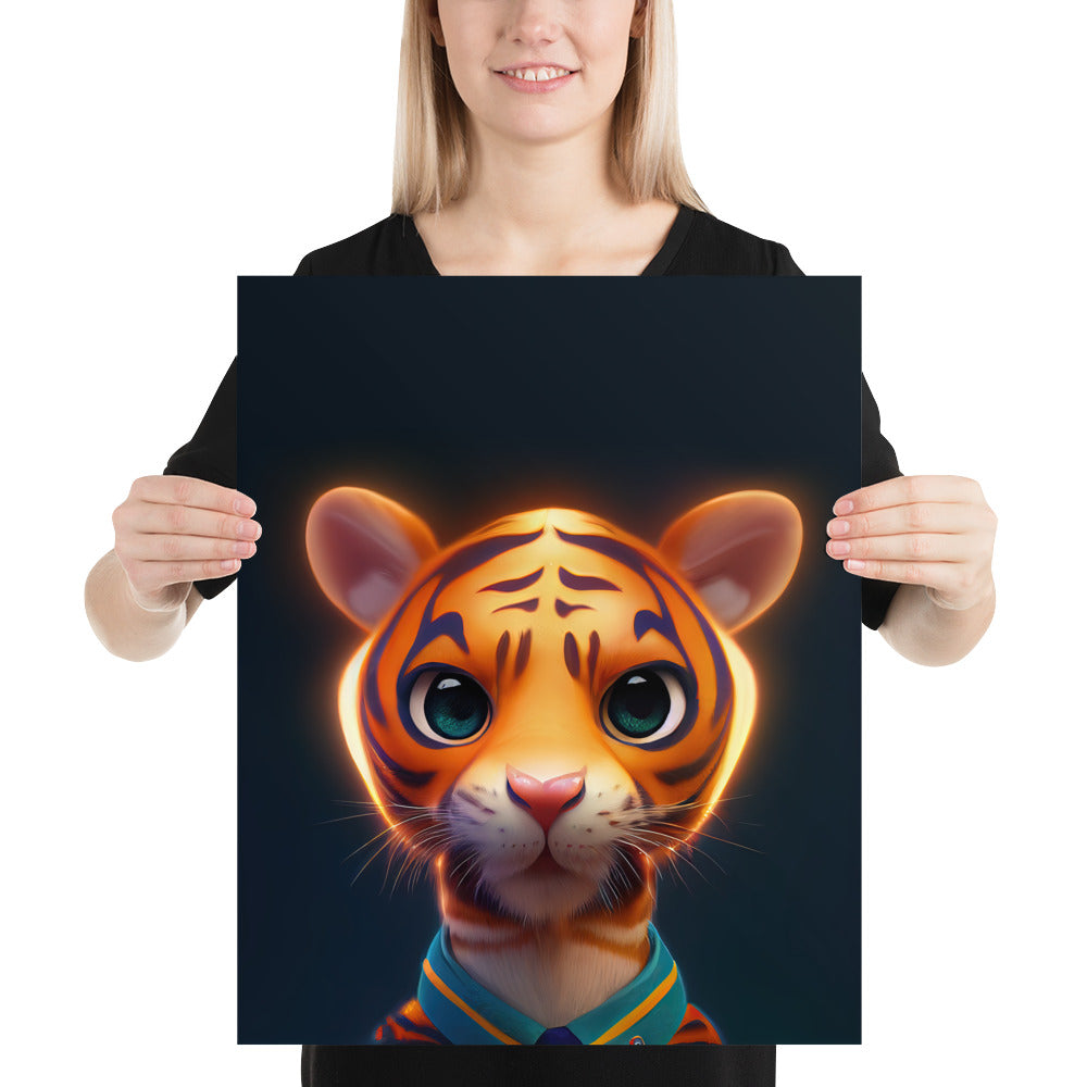 Tiger Cub Glow Childlike Prints