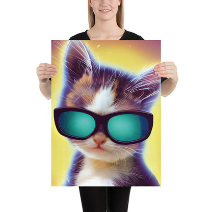 Cool Kitten With Sunglasses Prints