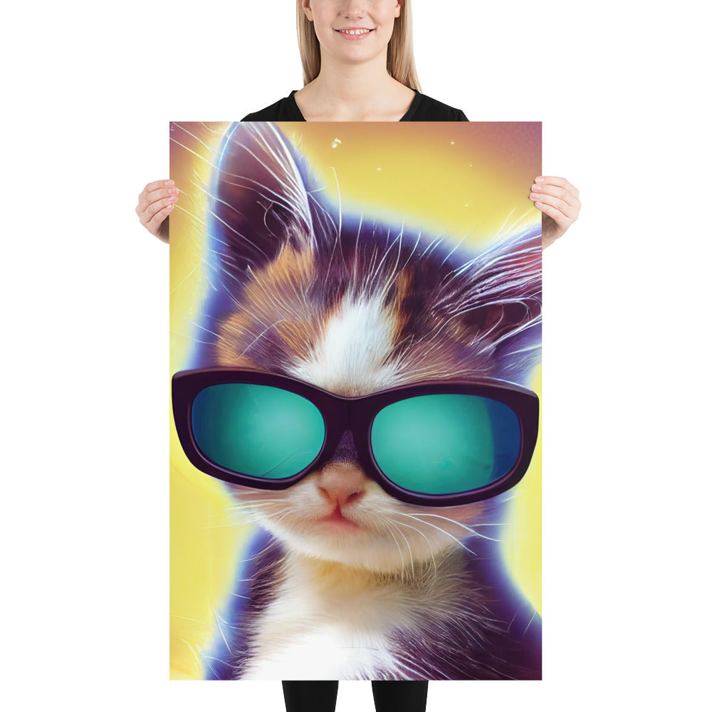 Cool Kitten With Sunglasses Prints