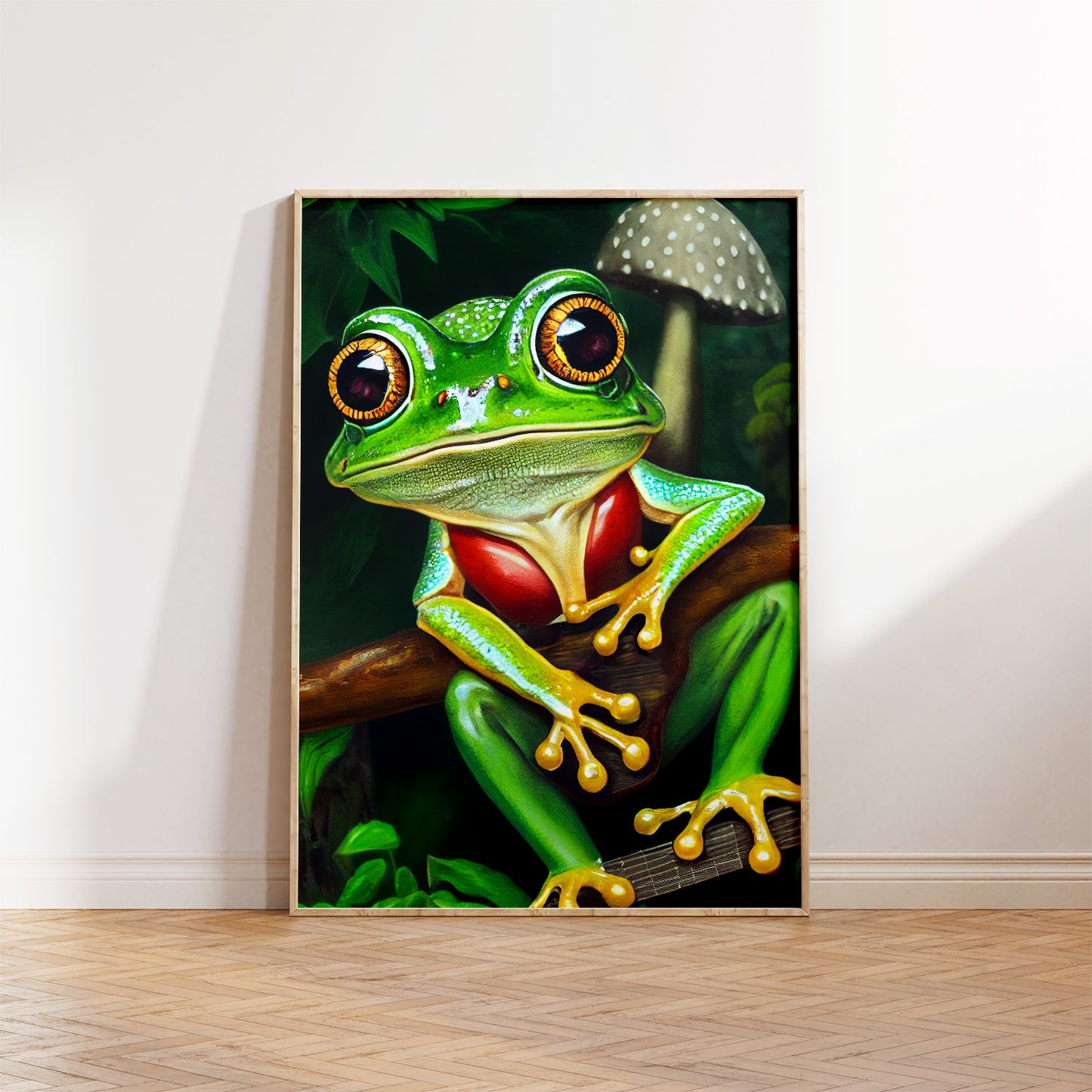 Cool Anthropomorphic Frog Prints