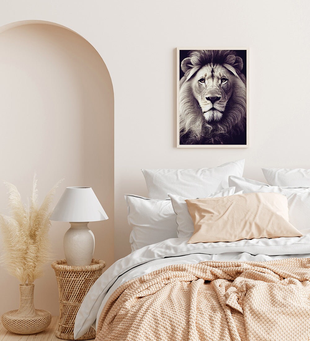 Wild African Lion Printable Art - Instant Download