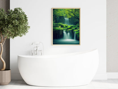 Cascading Waterfalls Printable Art - Instant Download