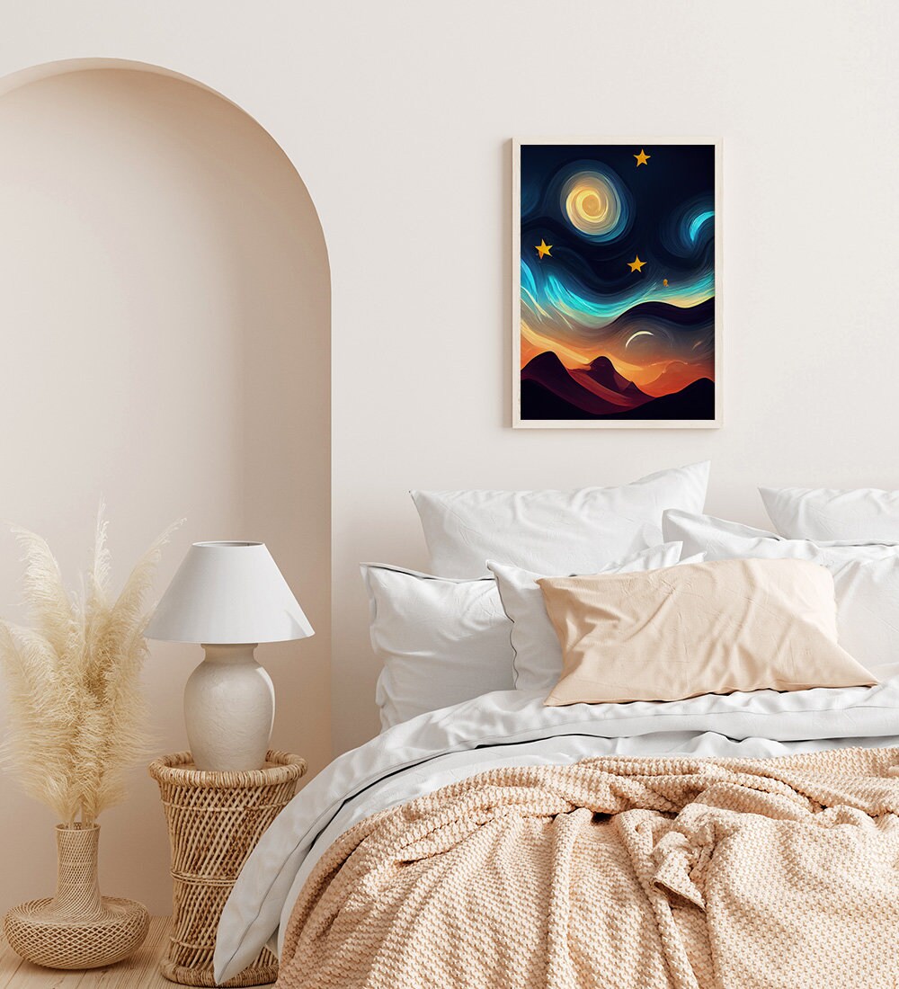 Desert Nights Dreamlike Printable Art - Instant Download