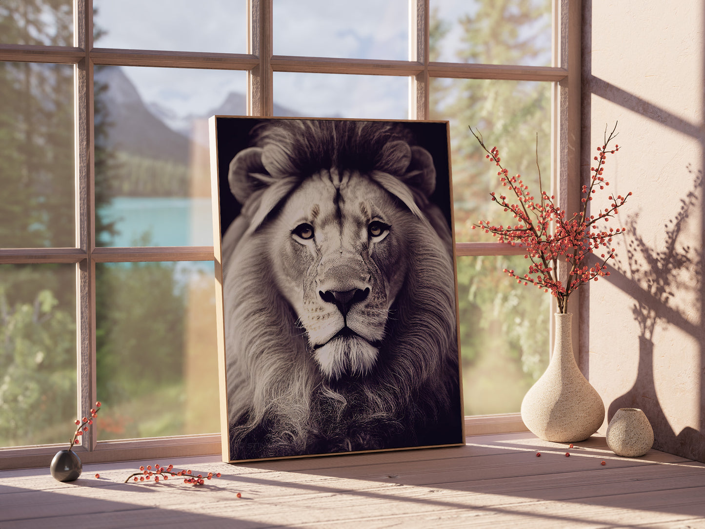 Wild African Lion Prints