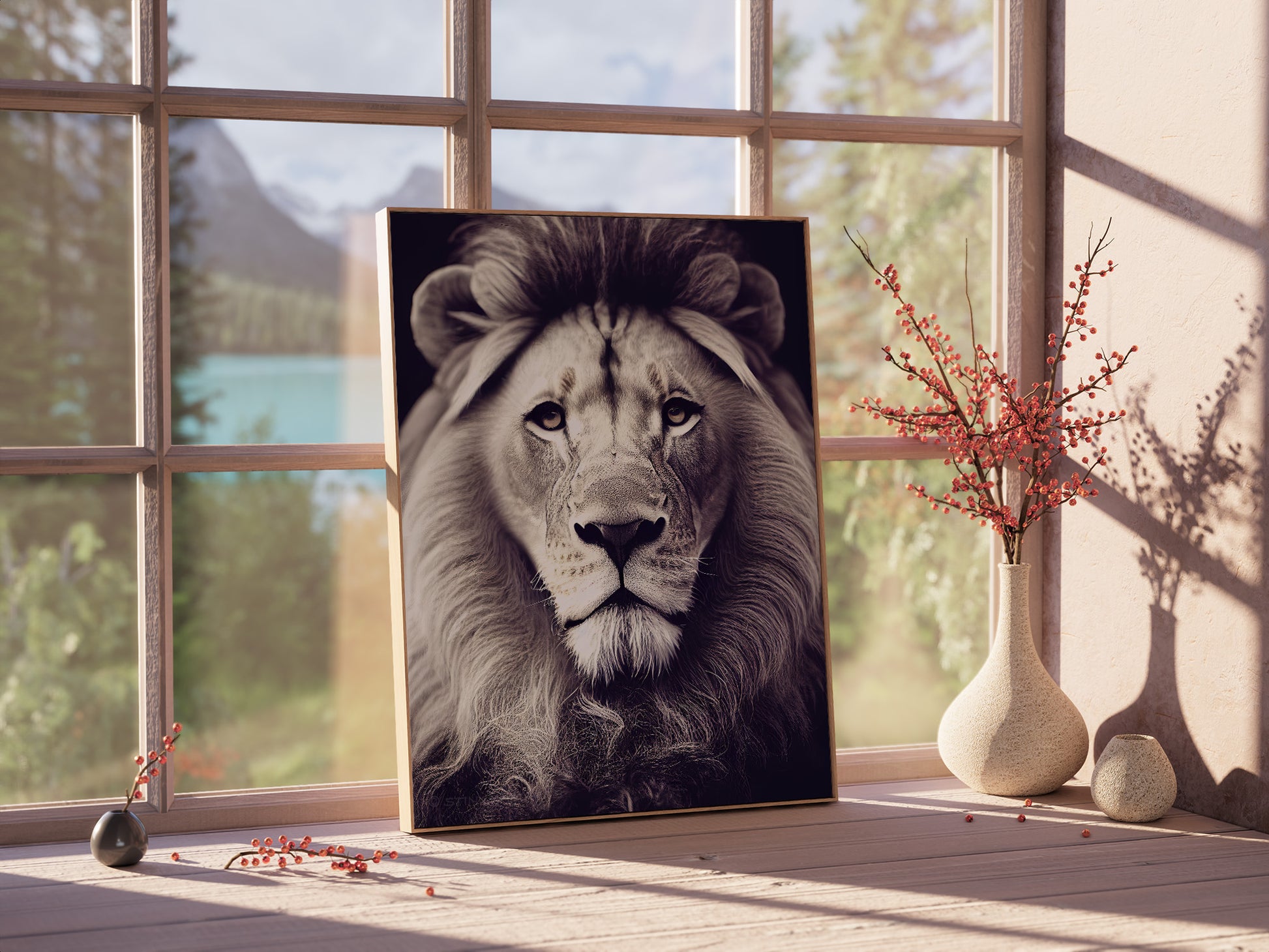 Wild African Lion Prints