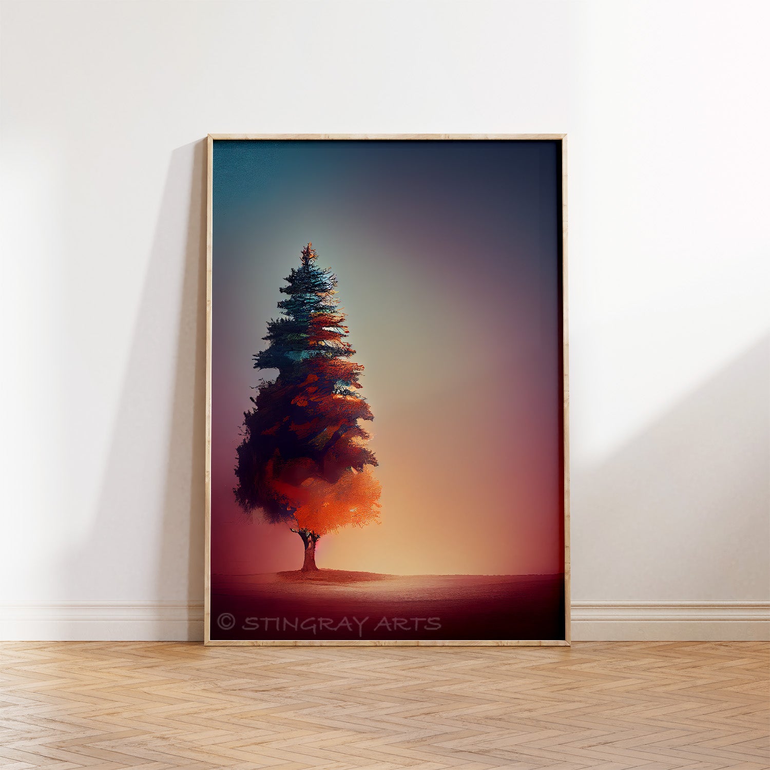 Lone Pine Tree Prints