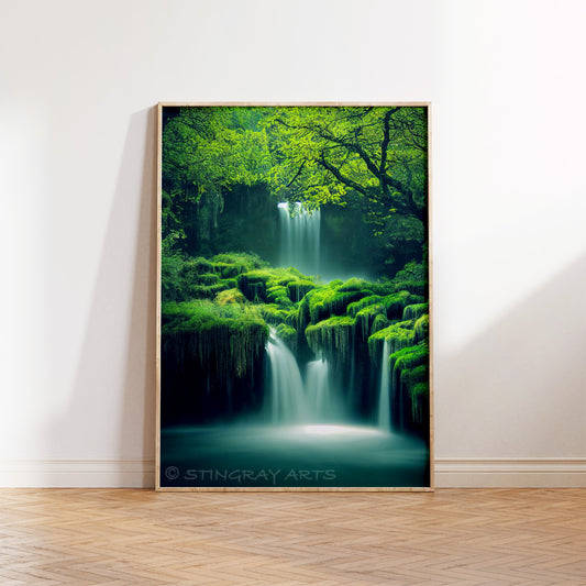 Cascading Waterfalls Prints